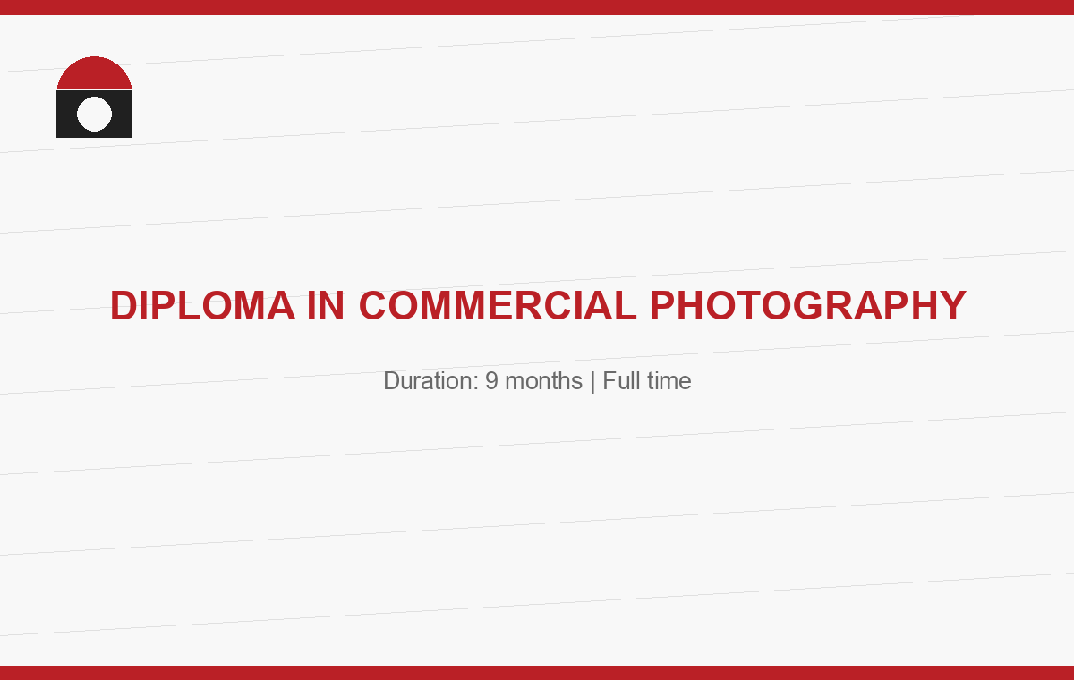 Diploma in Commercial Photography