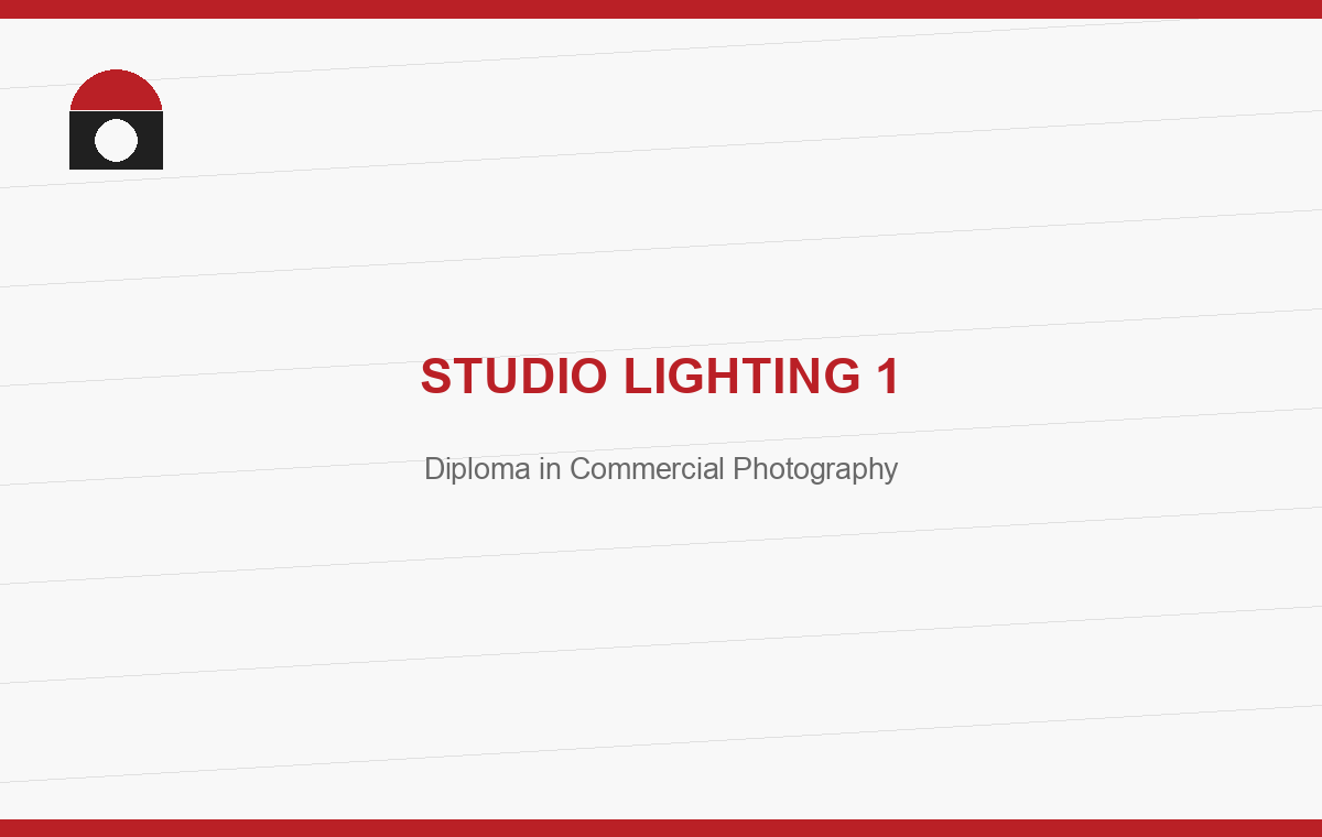 Studio lighting practice