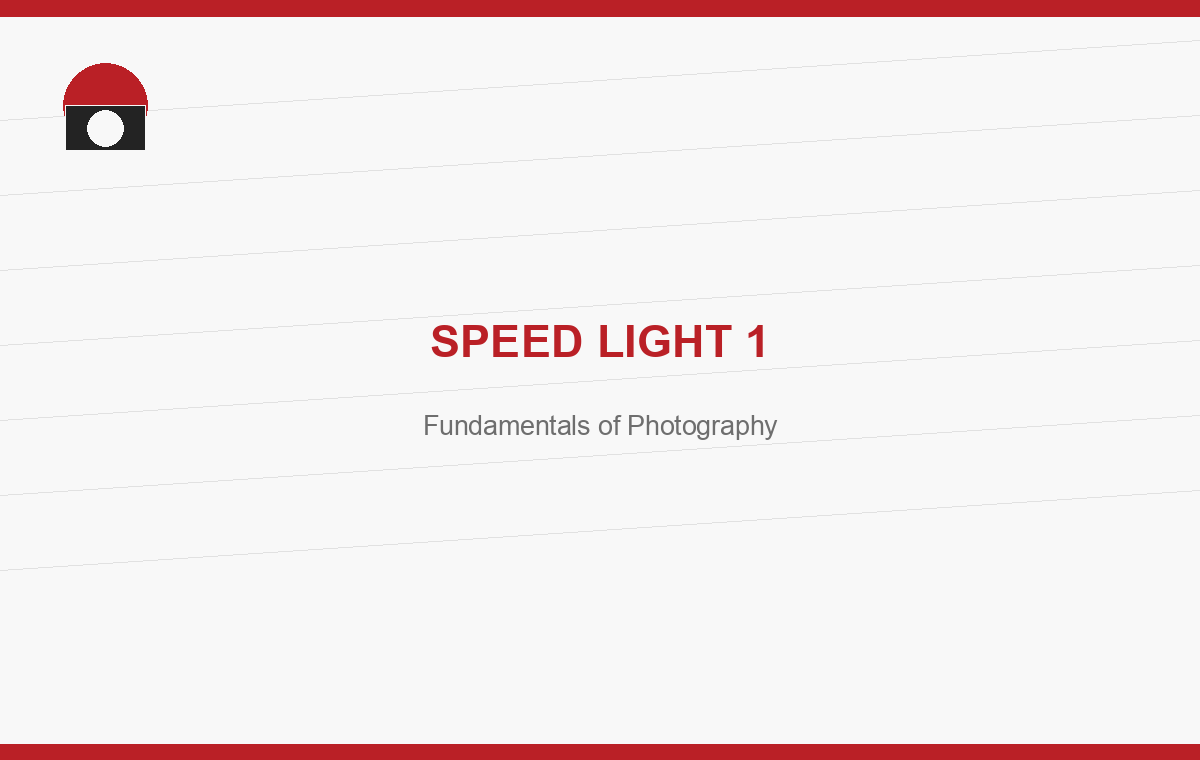 Speed light and product practice