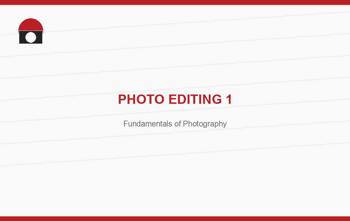 Editing workflow