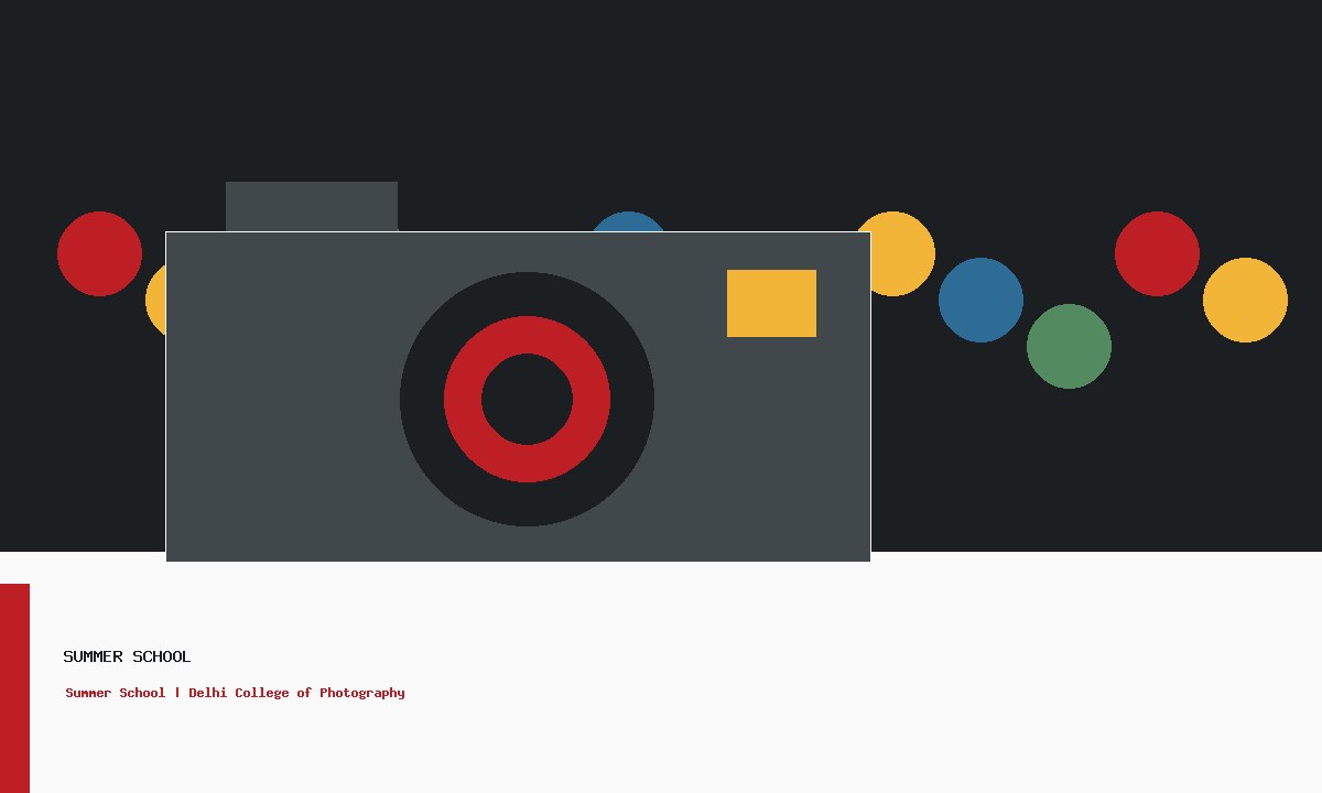 Summer School photography course